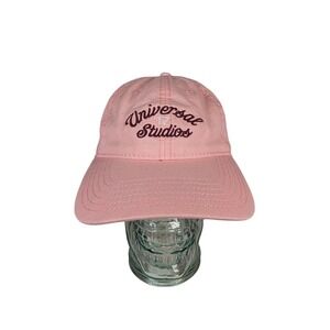 Universal Studios Florida 12 Baseball Strapback Hat Cap Adult Size OSFM Pink